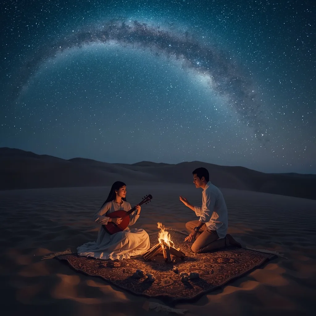 Starlit Desert Sky Serenade