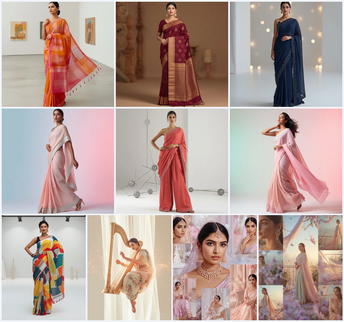 Top 10 Prompts For Girls College Instagram for Engaging Campus Posts | prompt for girls in saree online