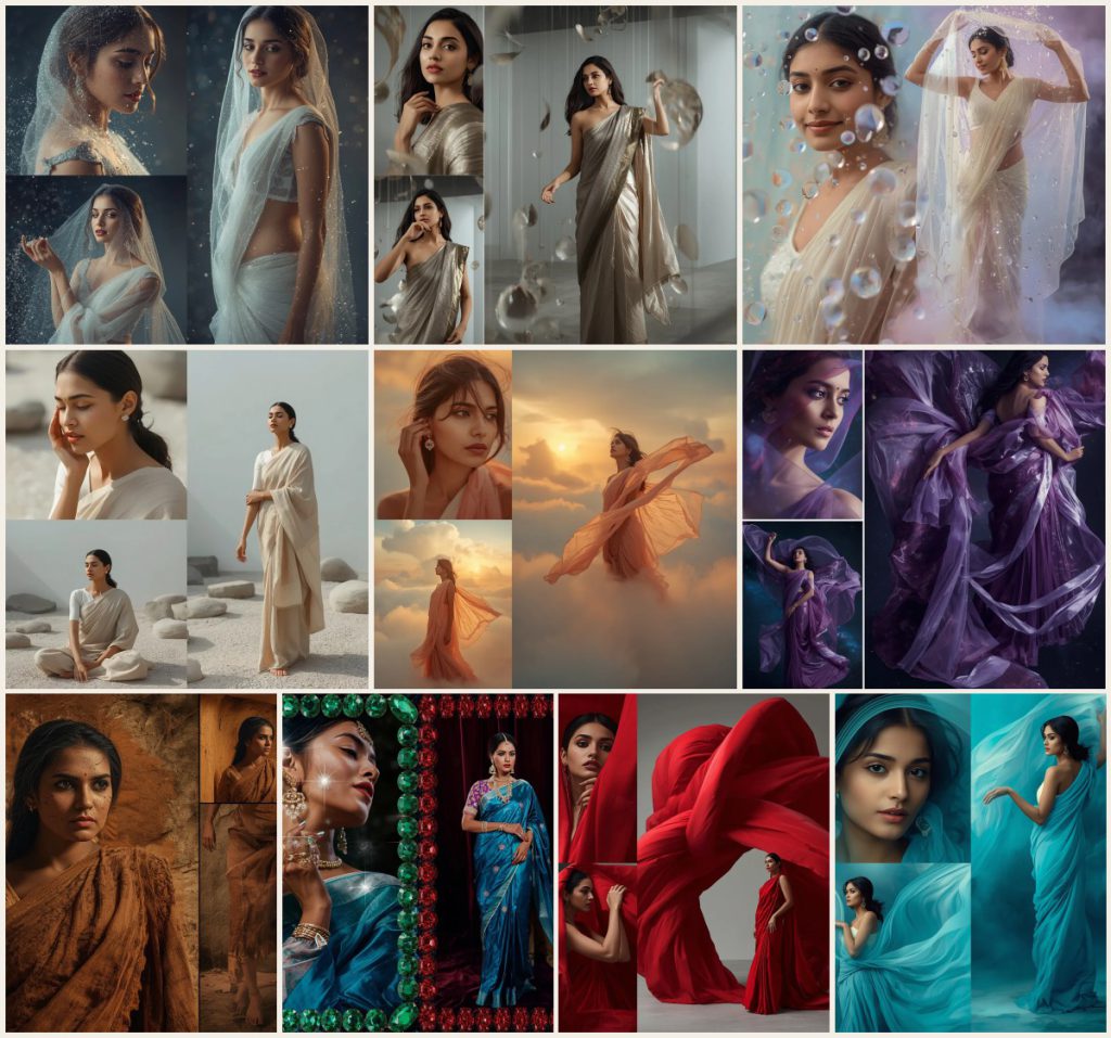 New 10 Saree for Baby Shower AI Prompts for Joyful Maternal Celebrations